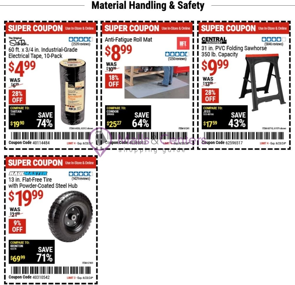 Weekly ad for Harbor Freight Tools  valid: 06/09/2024 - 06/23/2024, page 8