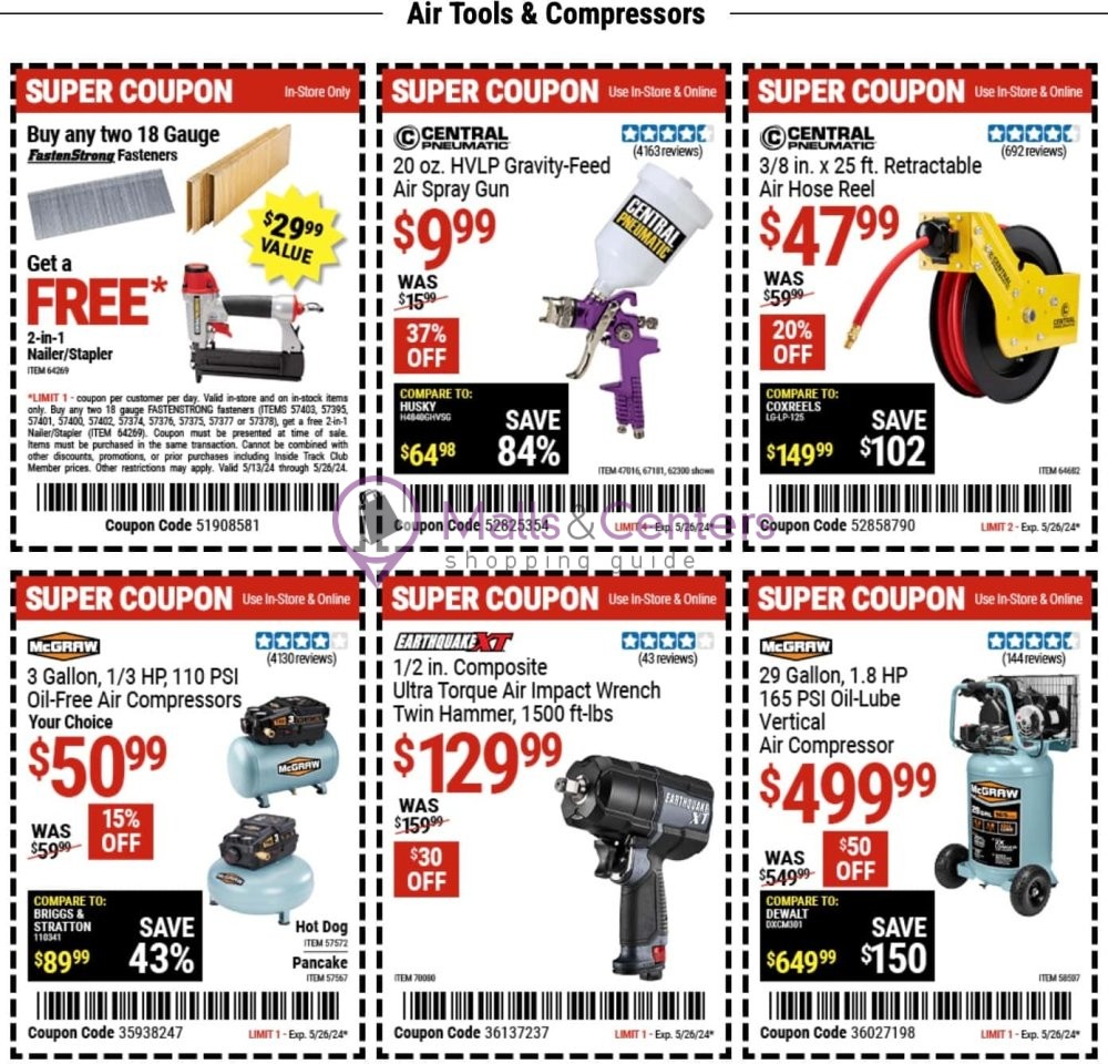 Weekly ad for Harbor Freight Tools  valid: 05/13/2024 - 05/26/2024, page 2