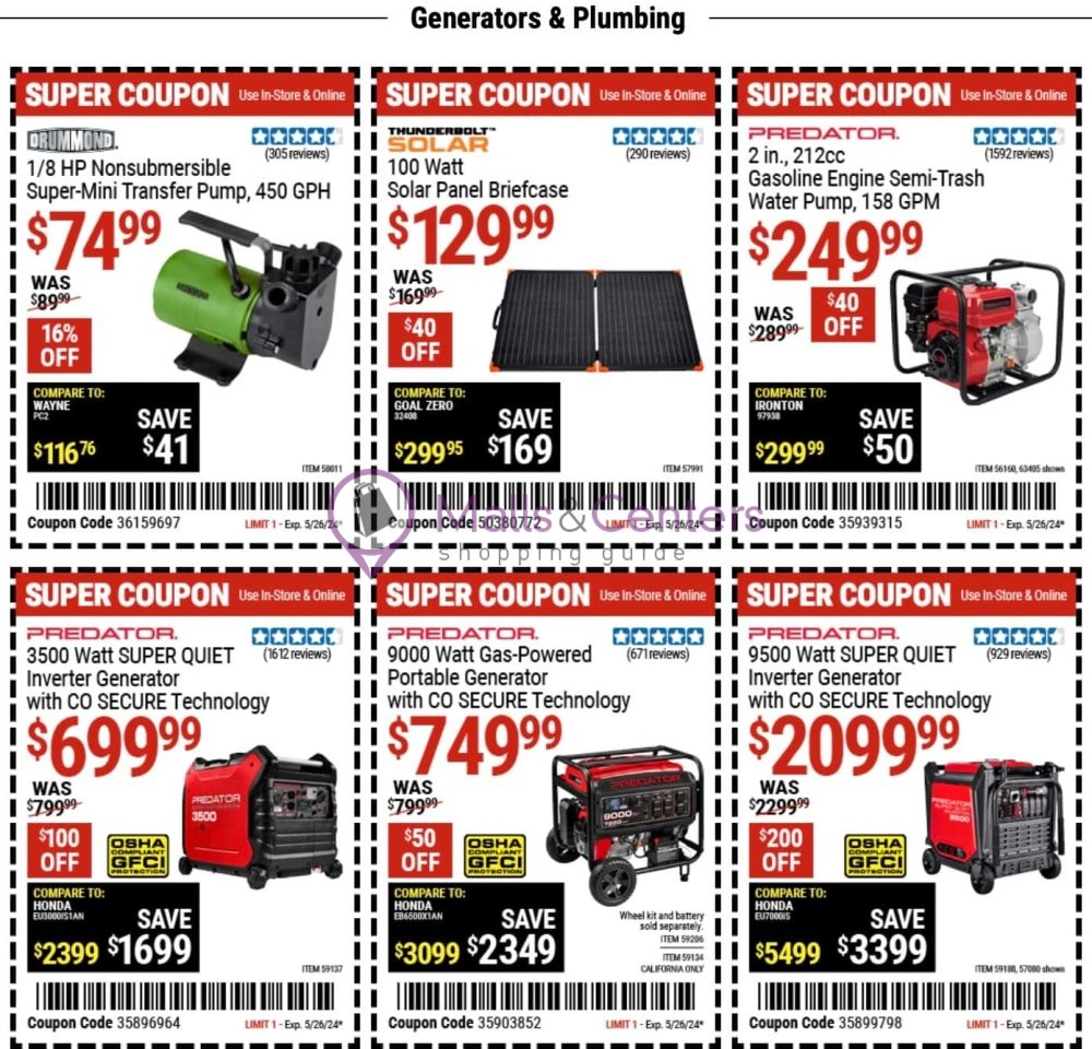 Weekly ad for Harbor Freight Tools  valid: 05/13/2024 - 05/26/2024, page 5