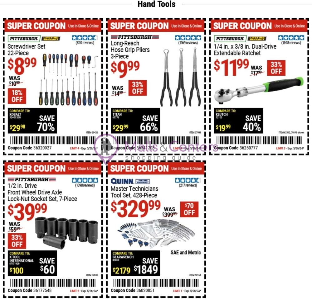 Weekly ad for Harbor Freight Tools  valid: 05/13/2024 - 05/26/2024, page 6