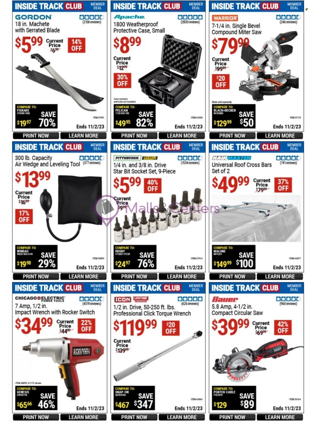 Weekly ad for Harbor Freight Tools  valid: 10/15/2023 - 11/02/2023, page 10