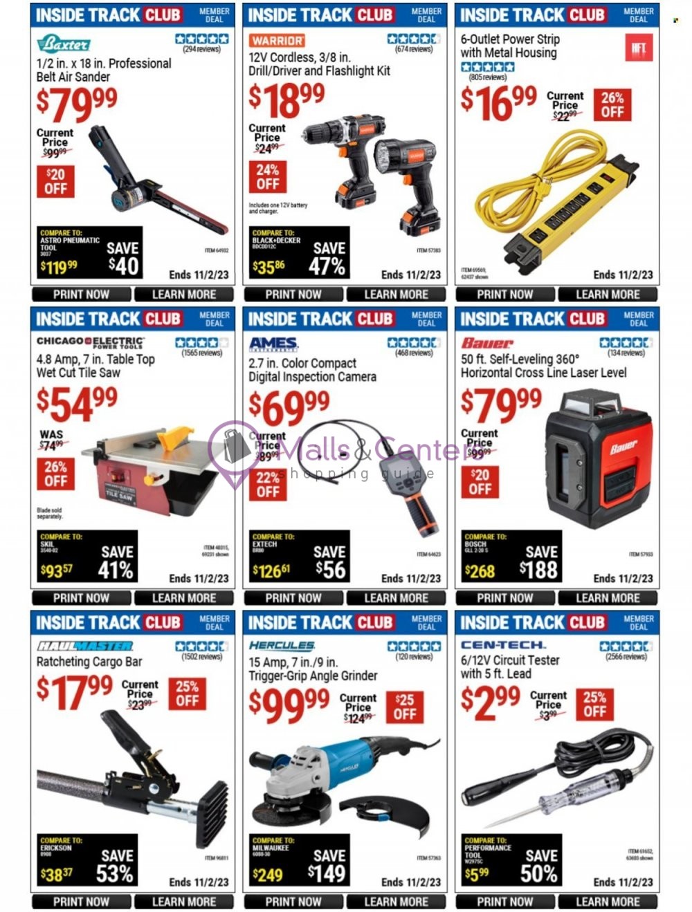 Weekly ad for Harbor Freight Tools  valid: 10/15/2023 - 11/02/2023, page 11
