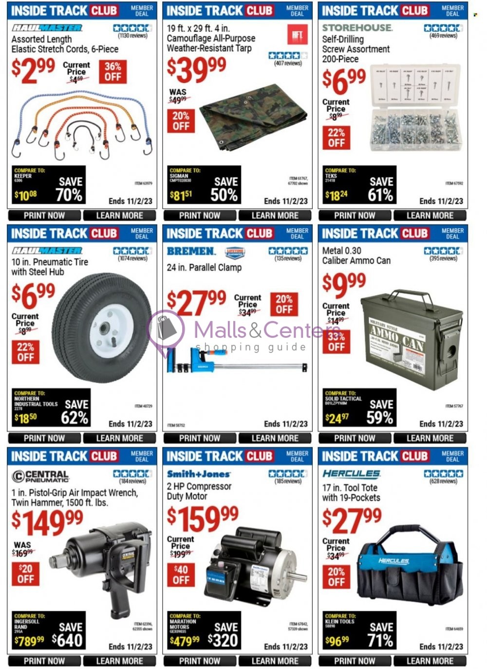 Weekly ad for Harbor Freight Tools  valid: 10/15/2023 - 11/02/2023, page 15