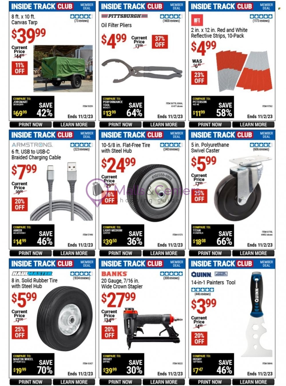 Weekly ad for Harbor Freight Tools  valid: 10/15/2023 - 11/02/2023, page 16