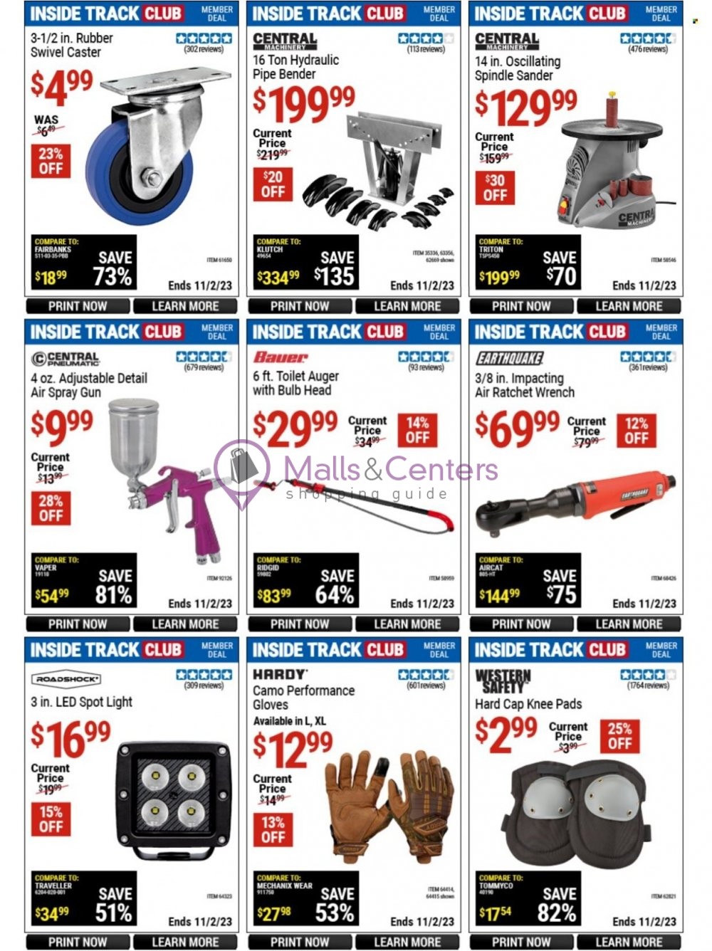Weekly ad for Harbor Freight Tools  valid: 10/15/2023 - 11/02/2023, page 19