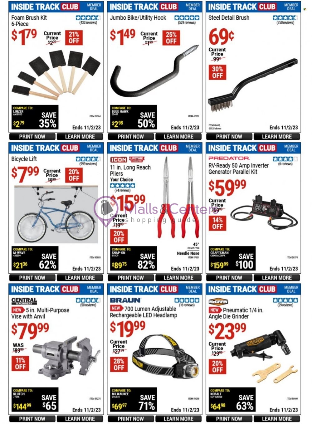 Weekly ad for Harbor Freight Tools  valid: 10/15/2023 - 11/02/2023, page 22