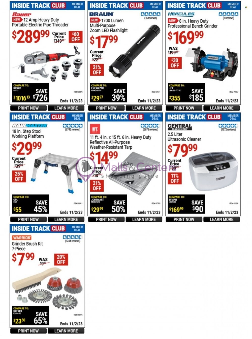 Weekly ad for Harbor Freight Tools  valid: 10/15/2023 - 11/02/2023, page 23