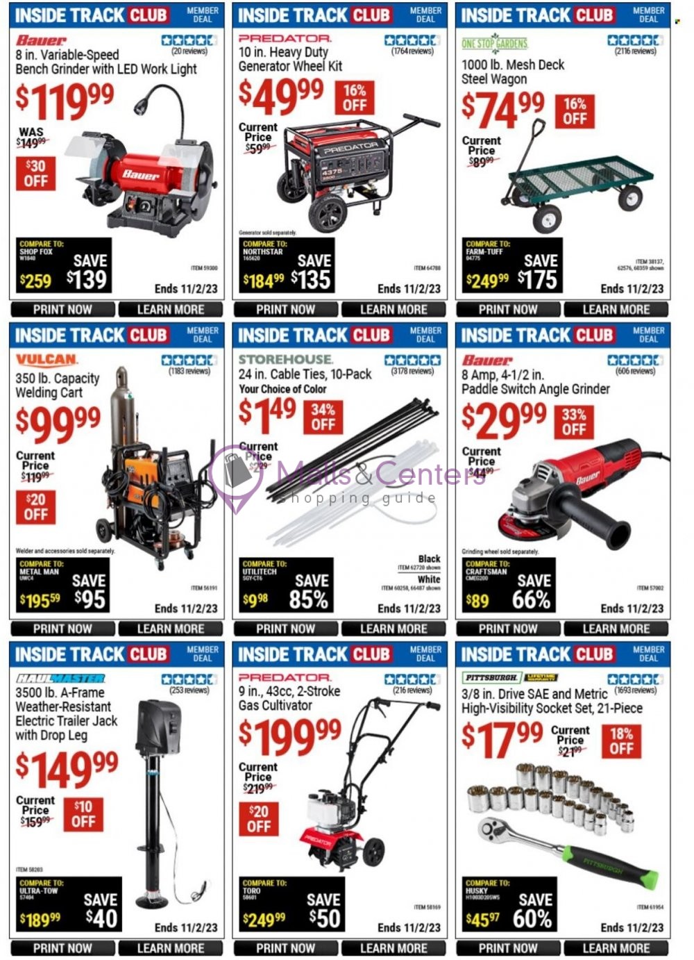 Weekly ad for Harbor Freight Tools  valid: 10/15/2023 - 11/02/2023, page 5