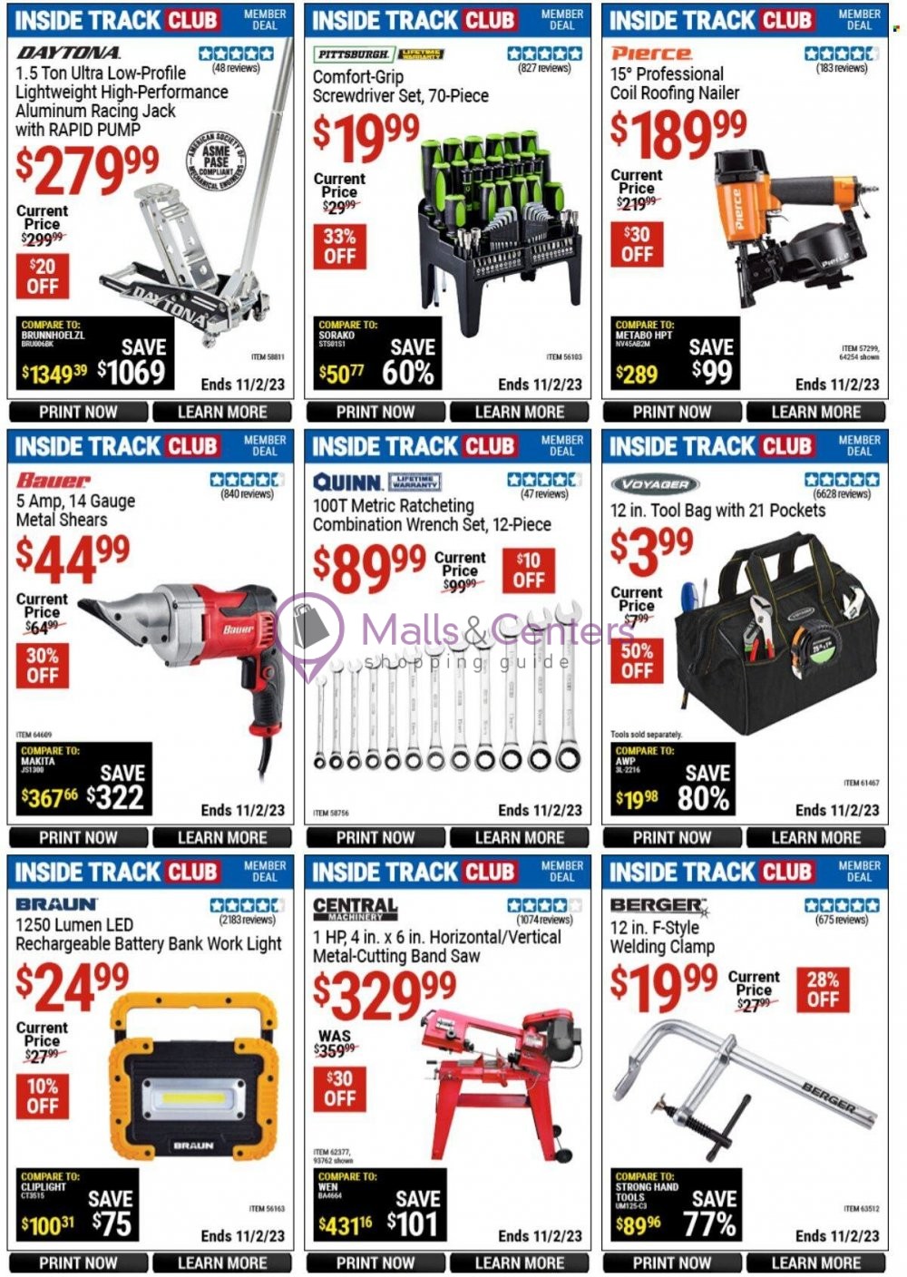 Weekly ad for Harbor Freight Tools  valid: 10/15/2023 - 11/02/2023, page 6
