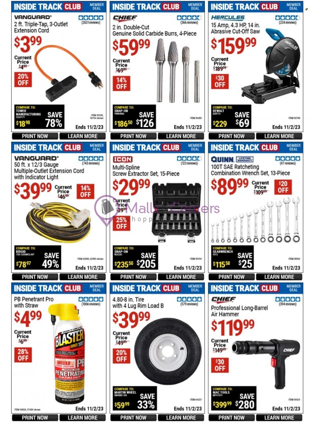 Weekly ad for Harbor Freight Tools  valid: 10/15/2023 - 11/02/2023, page 7