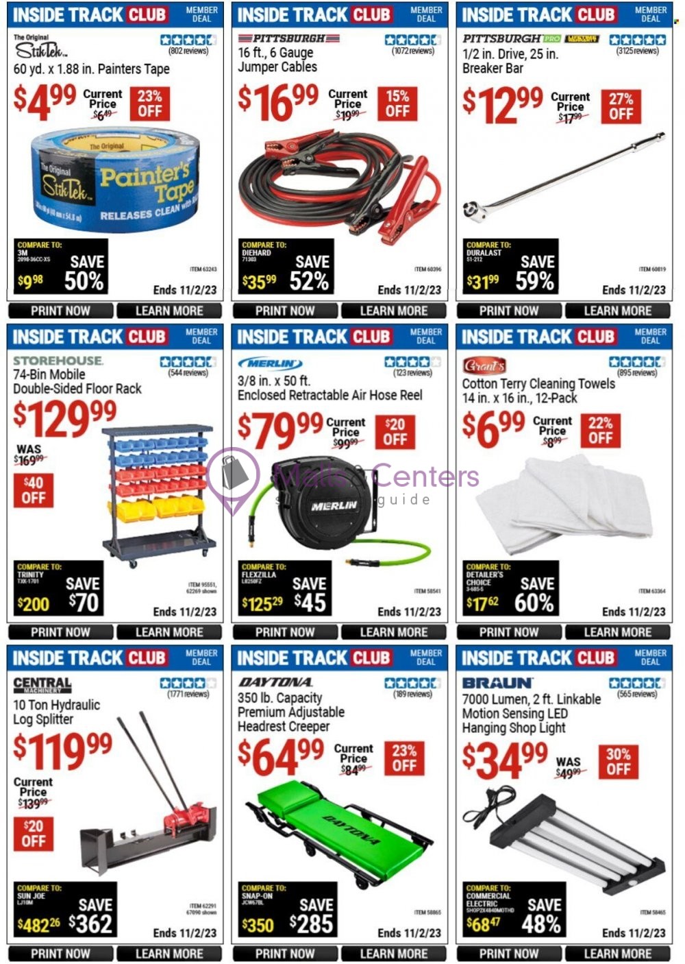 Weekly ad for Harbor Freight Tools  valid: 10/15/2023 - 11/02/2023, page 9