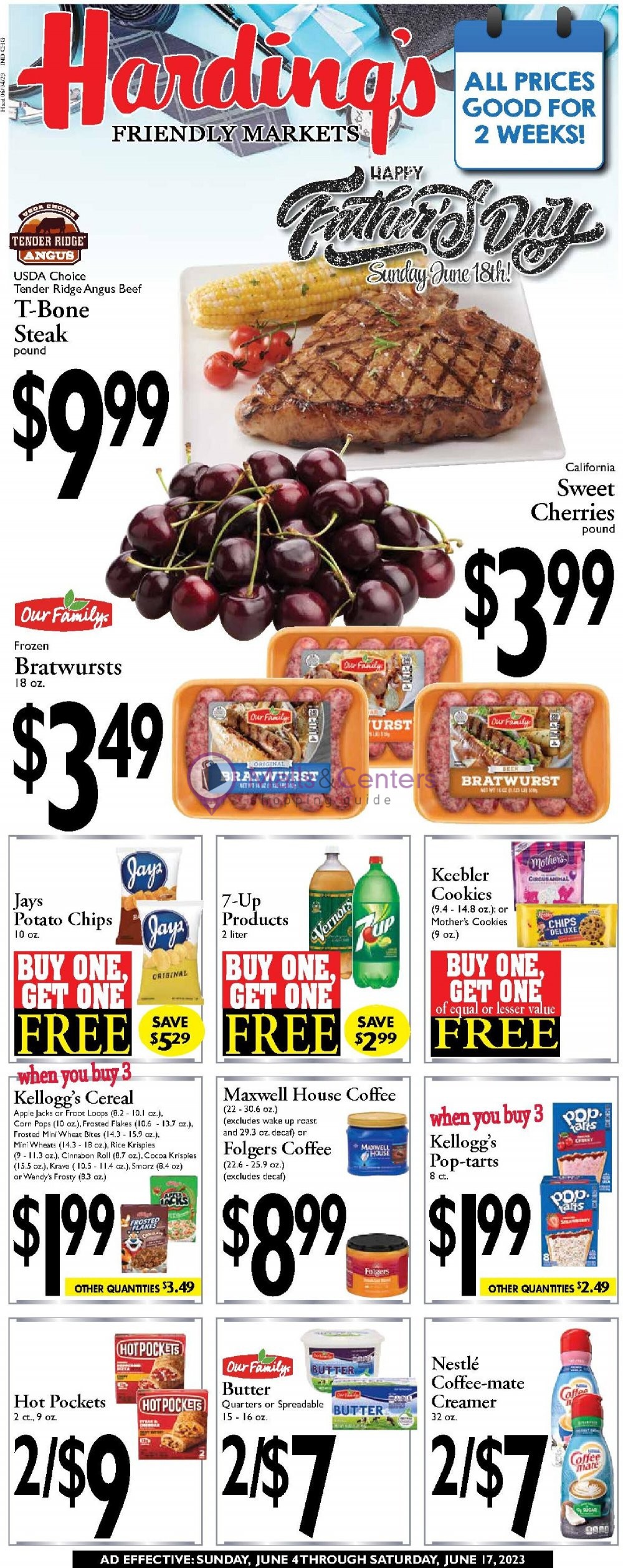 Harding's Weekly ad valid from 06/04/2023 to 06/17/2023 MallsCenters