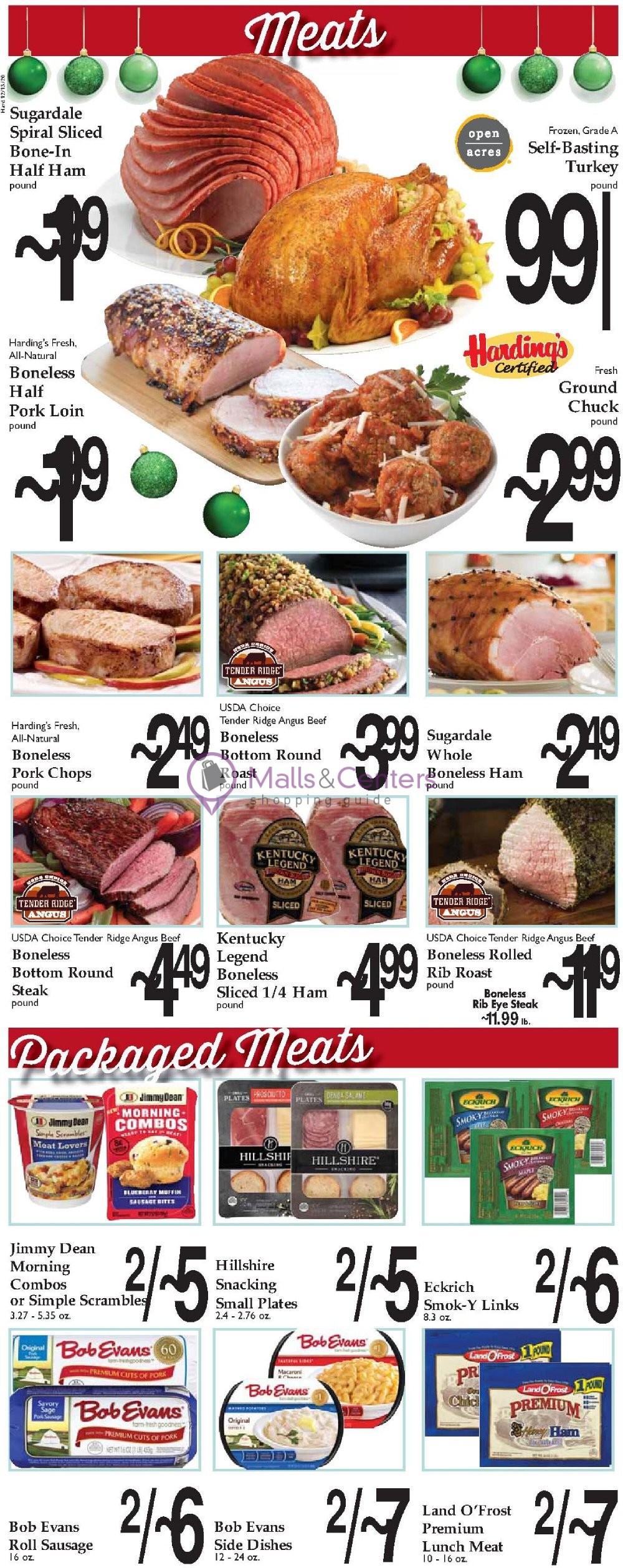 Harding's Weekly Ad sales & flyers specials MallsCenters