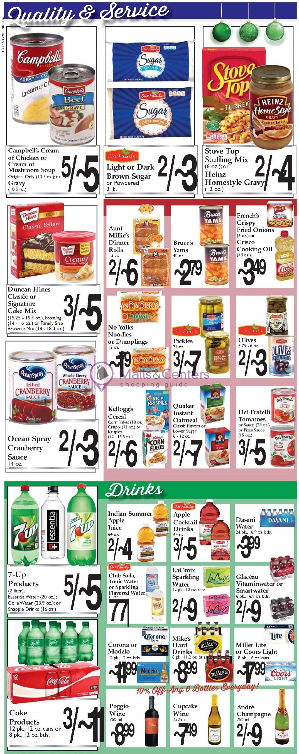 Harding's Weekly Ad sales & flyers specials MallsCenters