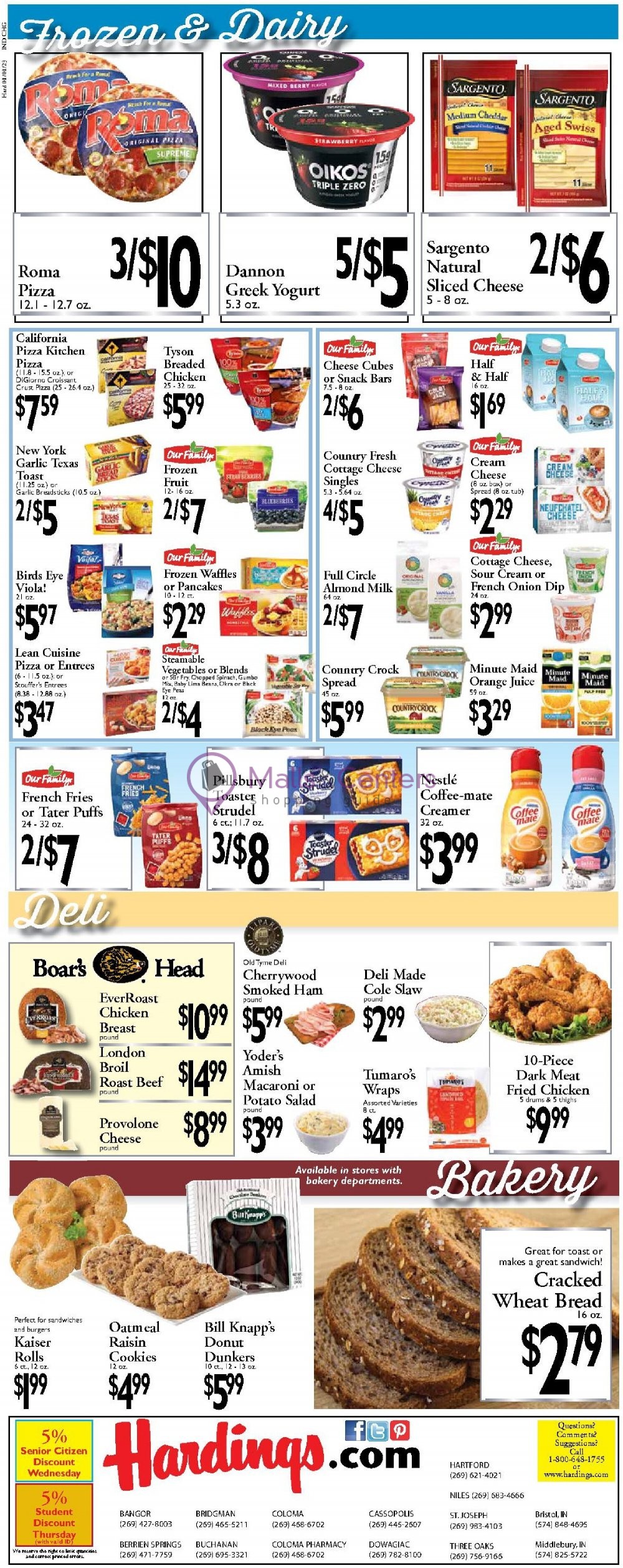Harding's Weekly ad valid from 01/01/2023 to 01/14/2023 MallsCenters