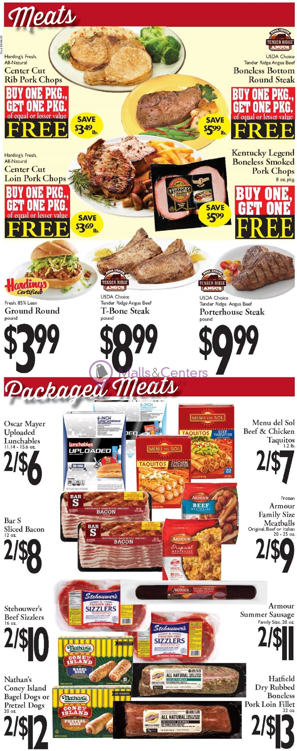 Harding's Weekly Ad sales & flyers specials MallsCenters