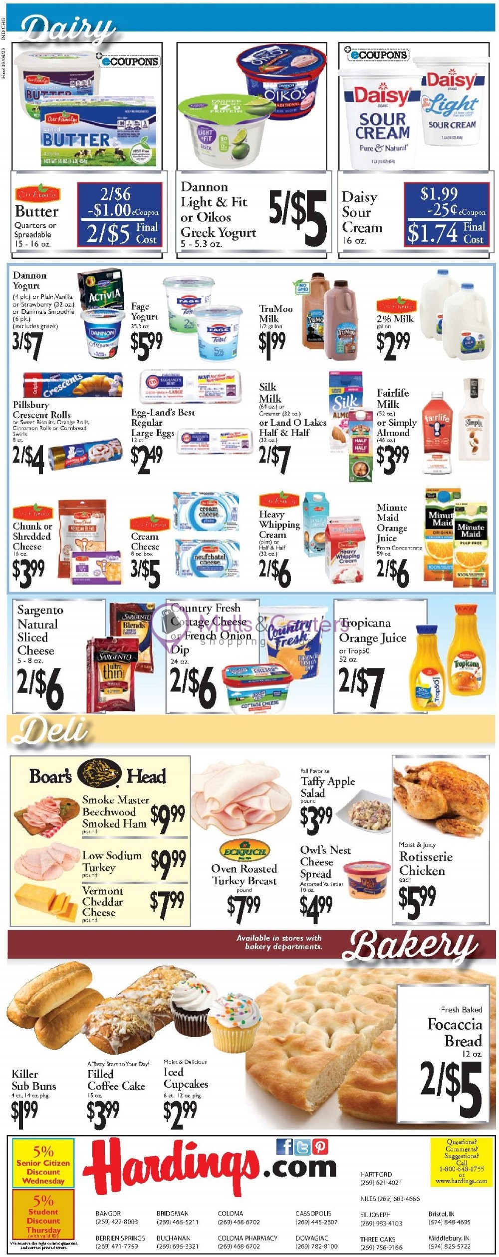 Harding's Weekly Ad sales & flyers specials MallsCenters
