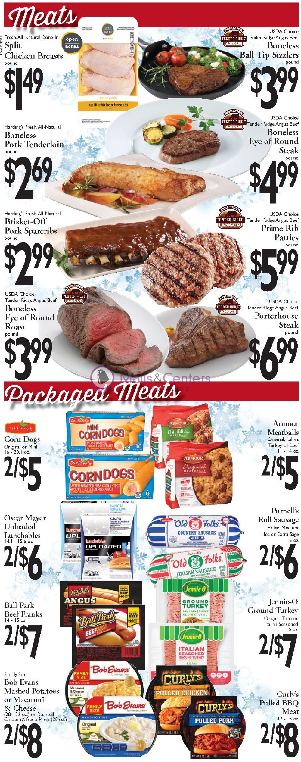 Harding's Weekly ad valid from 01/17/2021 to 01/23/2021 MallsCenters