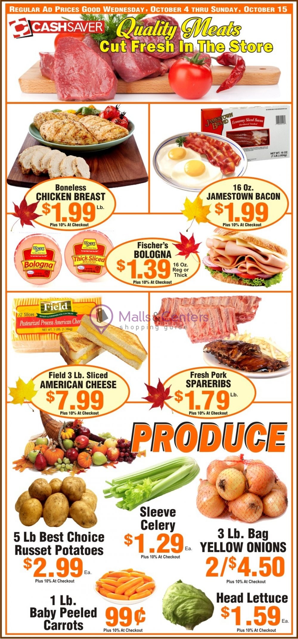 Weekly ad for Harlan Cash Saver valid: 10/04/2023 - 10/15/2023, page 4
