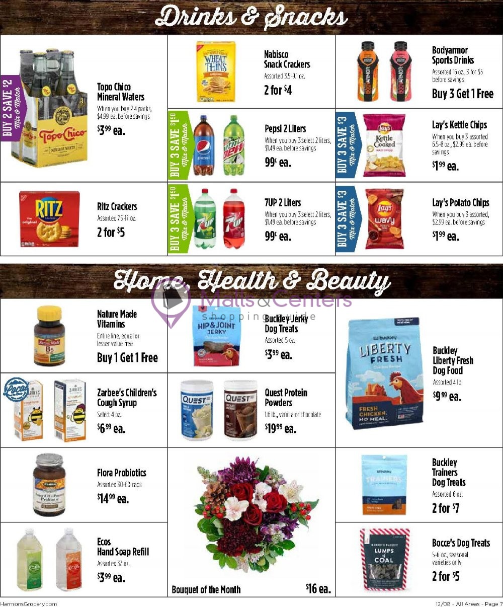 Harmons Weekly Ad sales & flyers specials MallsCenters