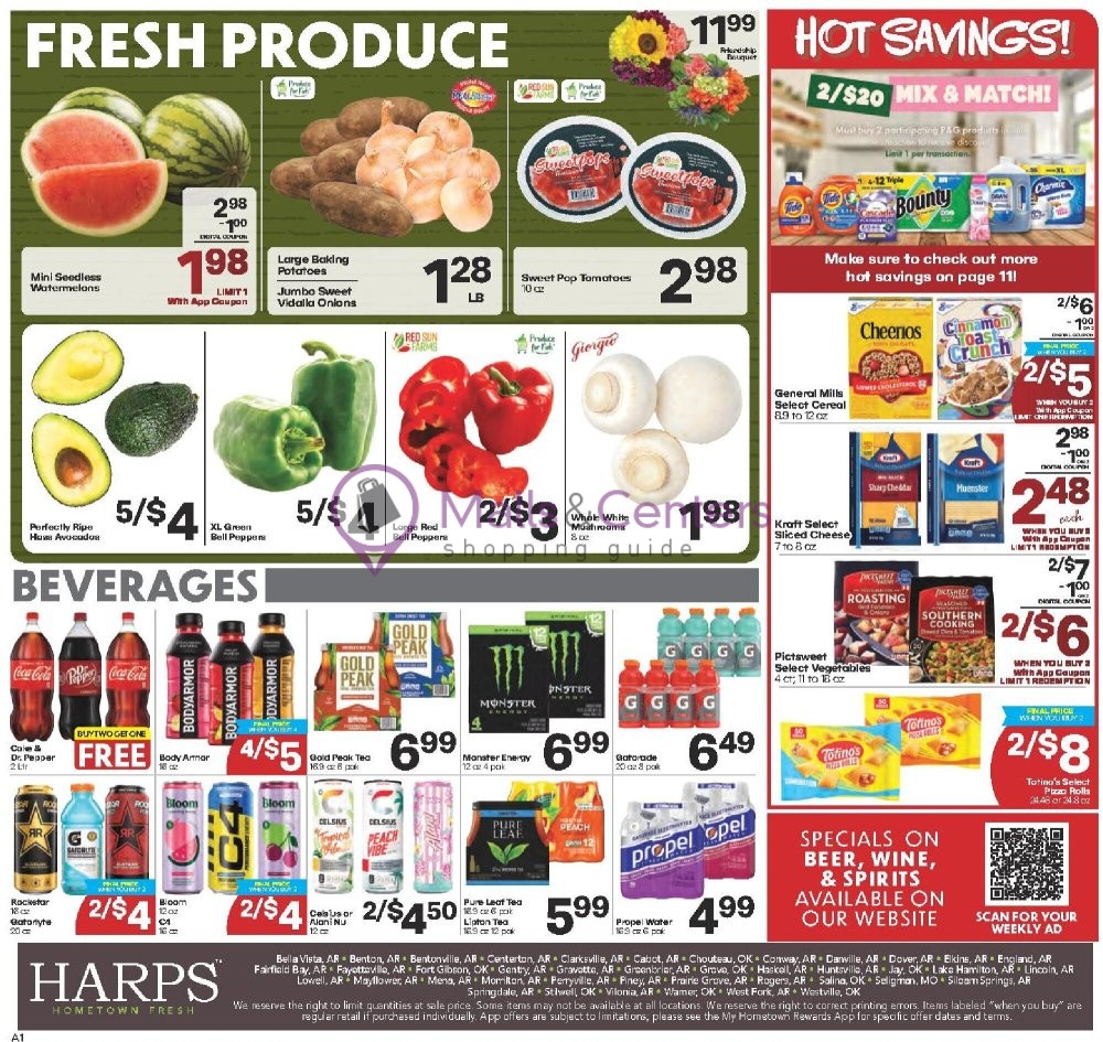 Weekly ad for Harps Foods valid: 08/19/2026 - 08/25/2026, page 12