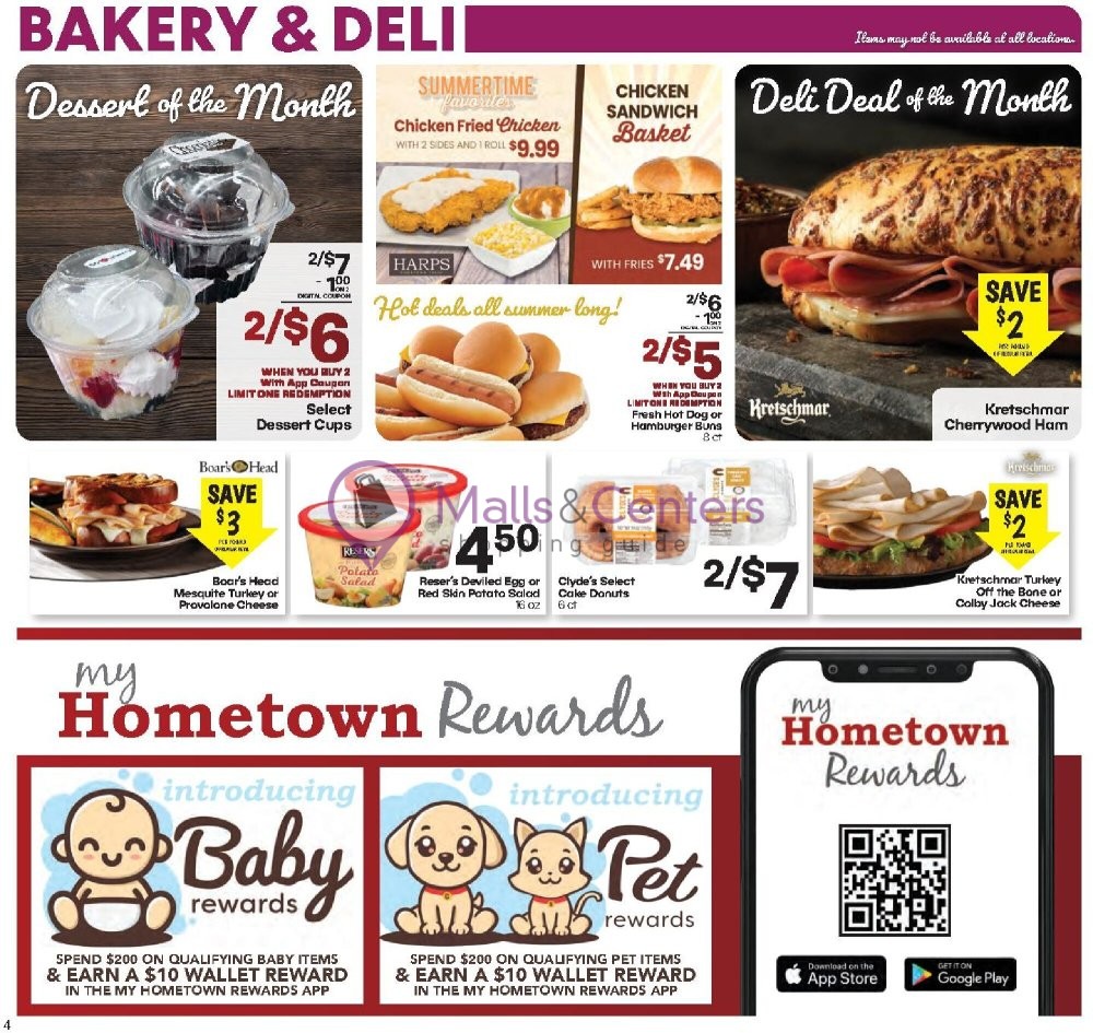 Weekly ad for Harps Foods valid: 08/19/2026 - 08/25/2026, page 4