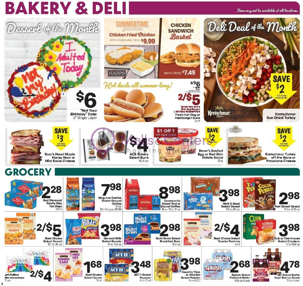 Weekly ad for Harps Foods valid: 07/15/2026 - 07/21/2026, page 4