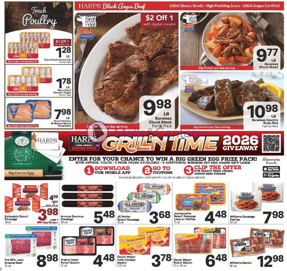 Weekly ad for Harps Foods valid: 07/22/2026 - 07/28/2026, page 2