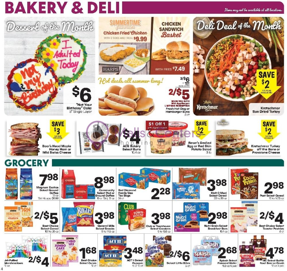 Weekly ad for Harps Foods valid: 07/22/2026 - 07/28/2026, page 4