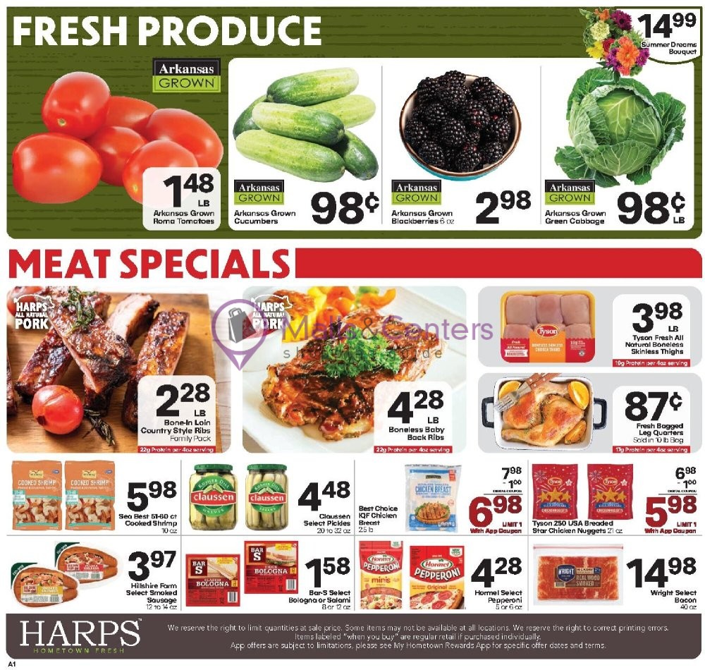 Weekly ad for Harps Foods valid: 07/08/2026 - 07/14/2026, page 4