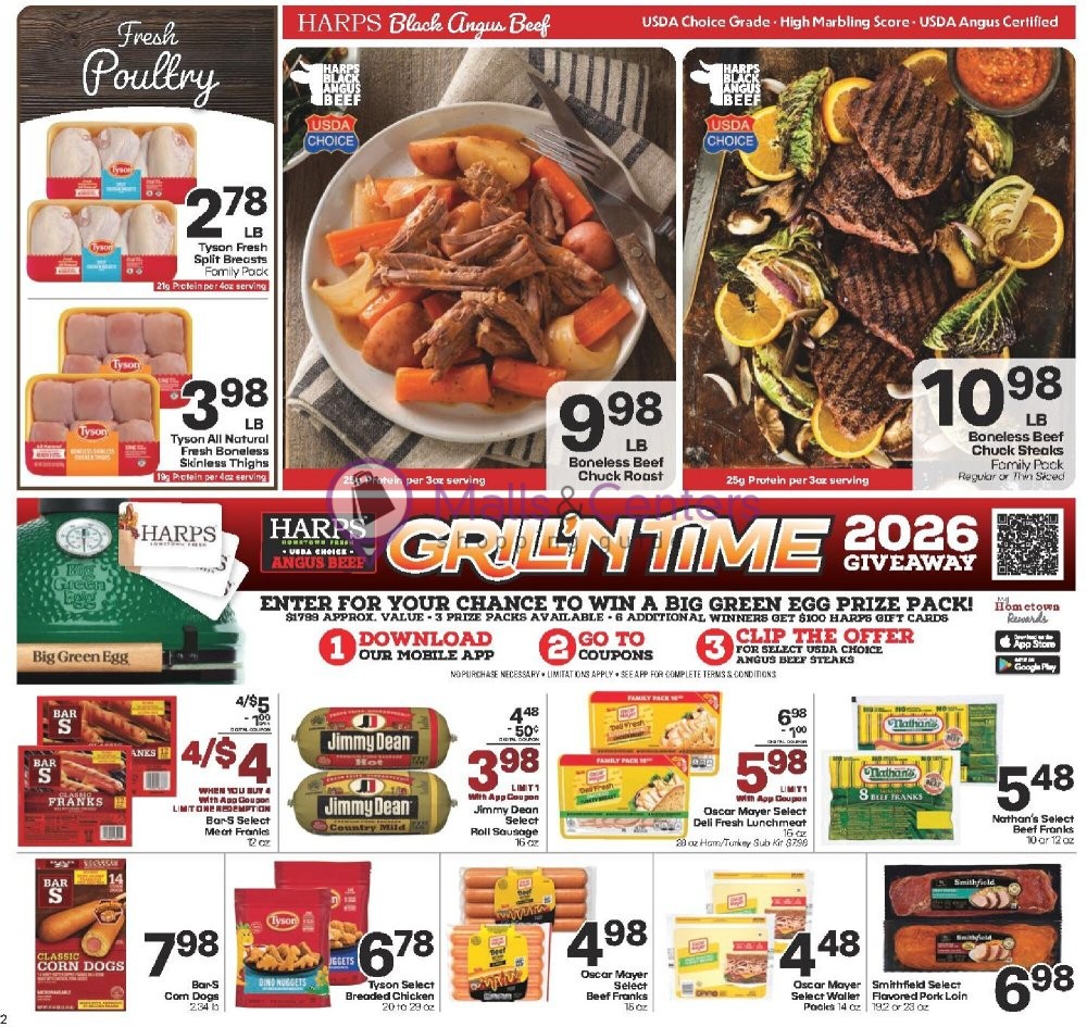 Weekly ad for Harps Foods valid: 06/17/2026 - 06/23/2026, page 2