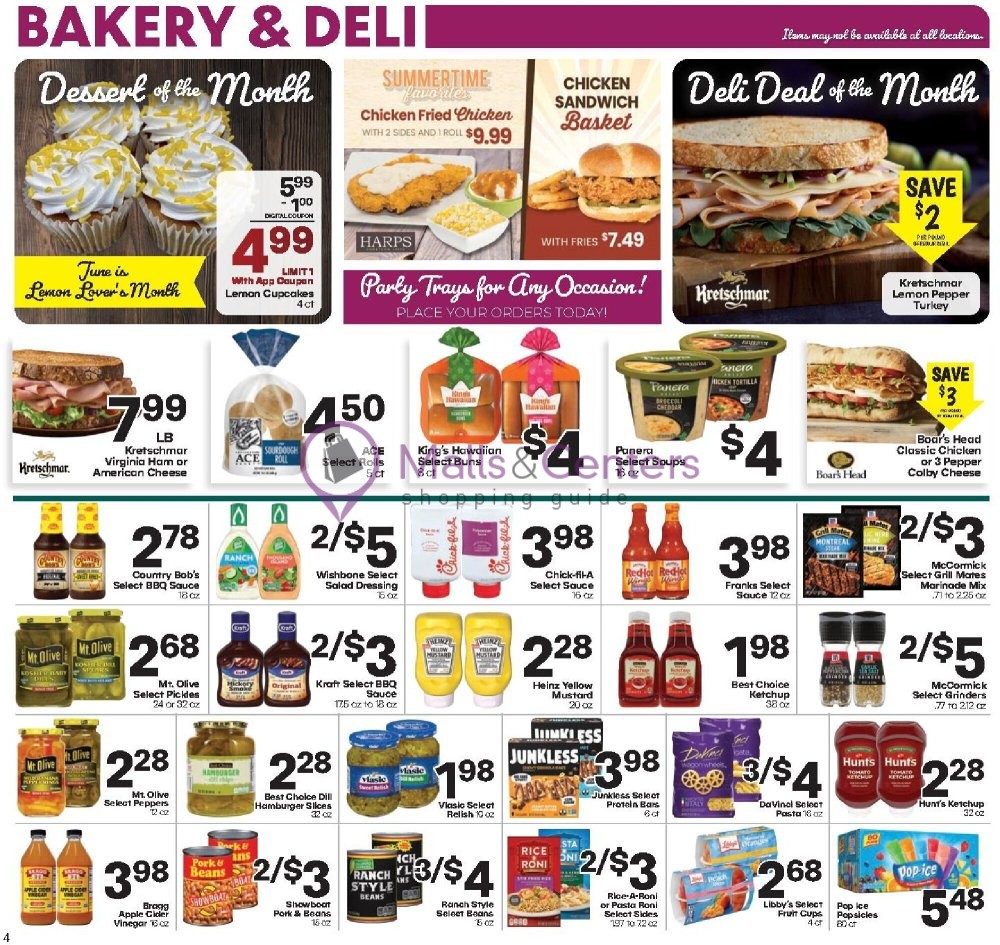 Weekly ad for Harps Foods valid: 06/17/2026 - 06/23/2026, page 4