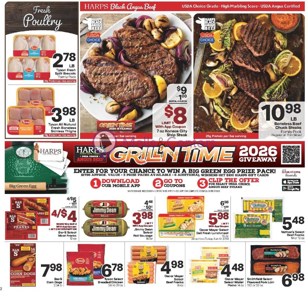 Weekly ad for Harps Foods valid: 06/24/2026 - 06/30/2026, page 2