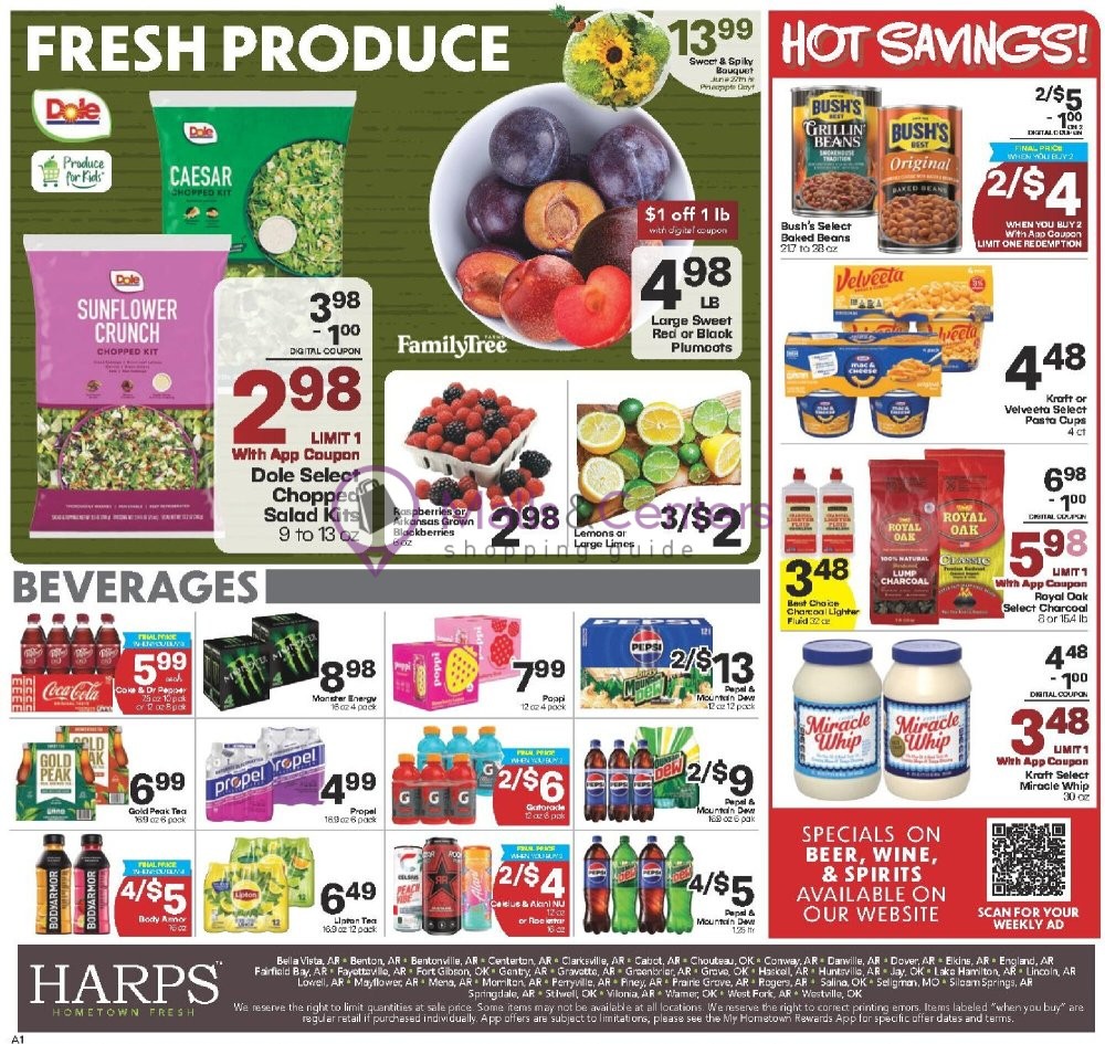Weekly ad for Harps Foods valid: 06/24/2026 - 06/30/2026, page 8