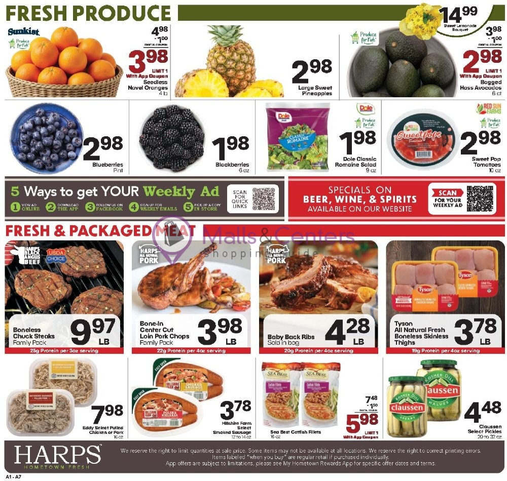 Weekly ad for Harps Foods valid: 05/27/2026 - 06/02/2026, page 4