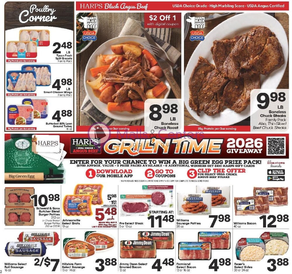 Weekly ad for Harps Foods valid: 09/02/2026 - 09/08/2026, page 2