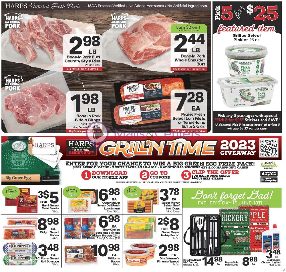 Harps Foods Weekly ad valid from 06/14/2023 to 06/27/2023 MallsCenters