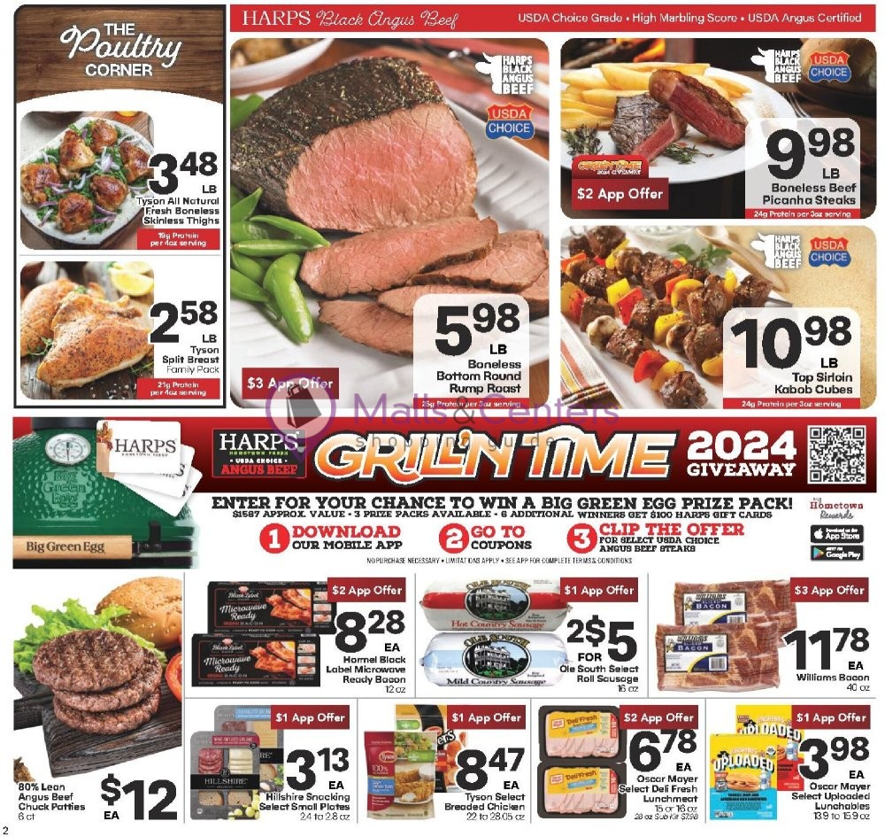 Weekly ad for Harps Foods valid: 06/19/2024 - 06/25/2024, page 2