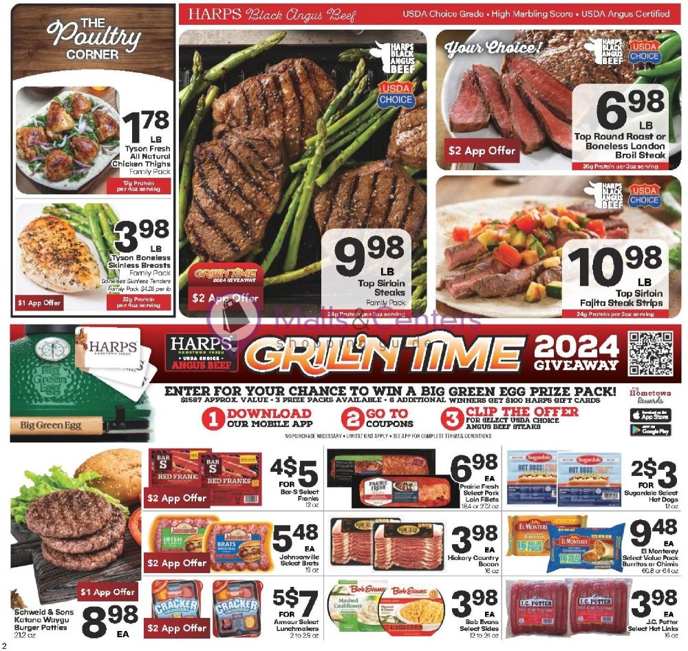 Weekly ad for Harps Foods valid: 06/26/2024 - 07/02/2024, page 2