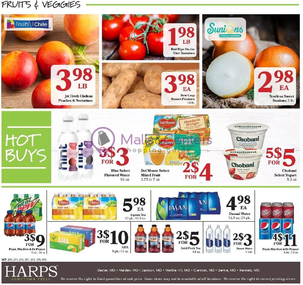 Harps Foods Weekly Ad sales & flyers specials MallsCenters