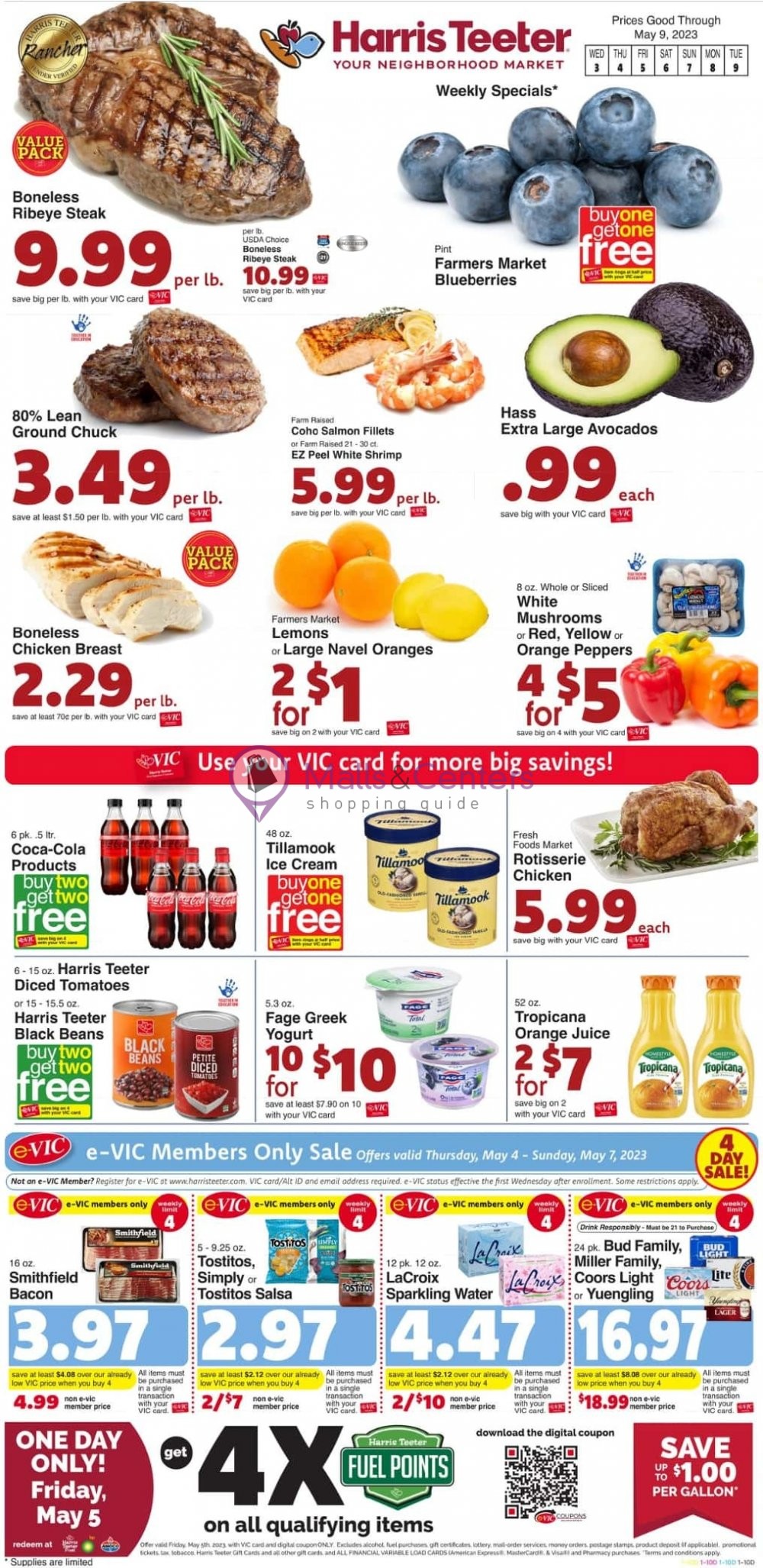 Harris Teeter Weekly ad valid from 05/03/2023 to 05/09/2023 MallsCenters