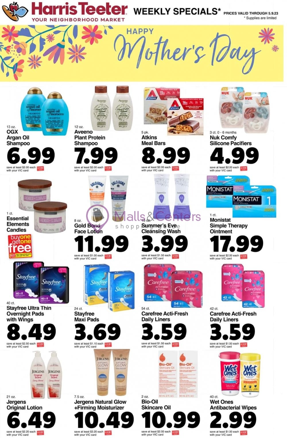 Harris Teeter Weekly ad valid from 05/03/2023 to 05/09/2023 MallsCenters