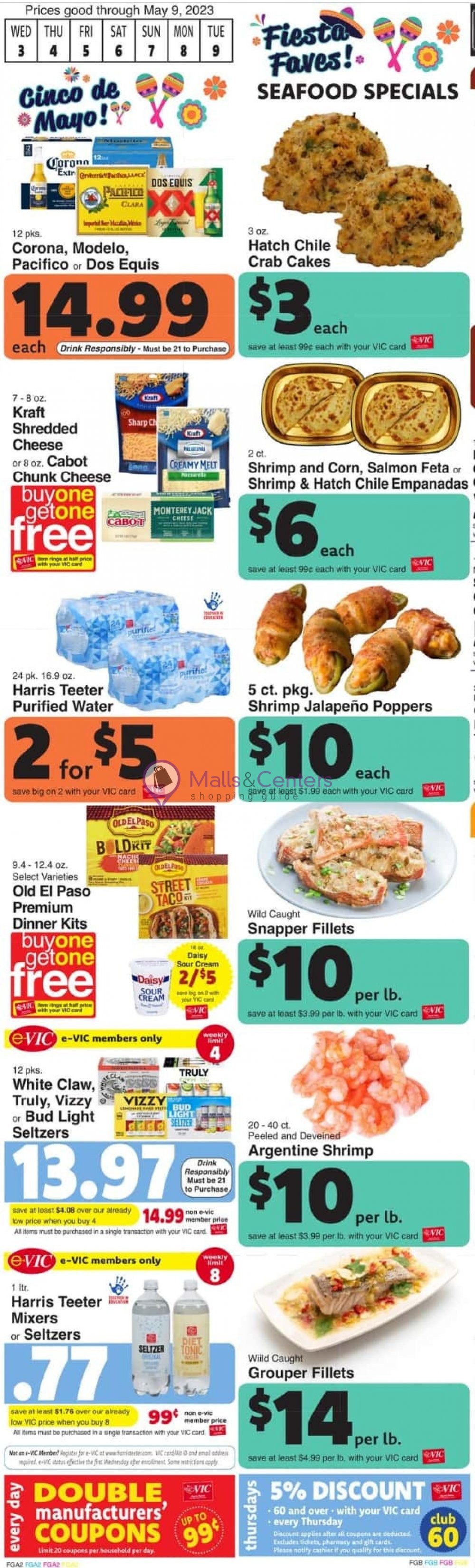 Harris Teeter Weekly ad valid from 05/03/2023 to 05/09/2023 MallsCenters