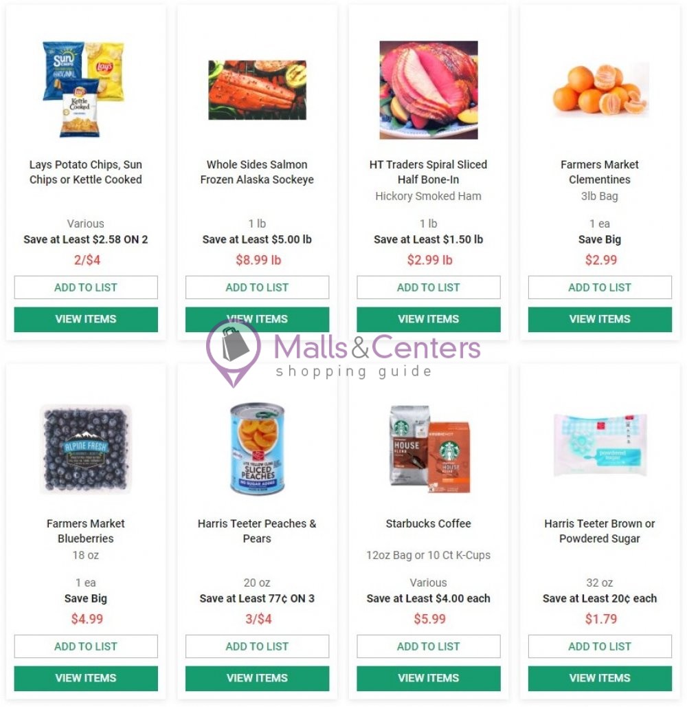 Harris Teeter Weekly Ad sales & flyers specials MallsCenters