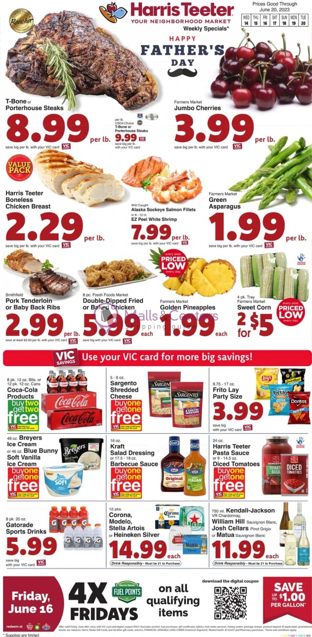 Harris Teeter Weekly ad valid from 06/14/2023 to 06/20/2023 MallsCenters