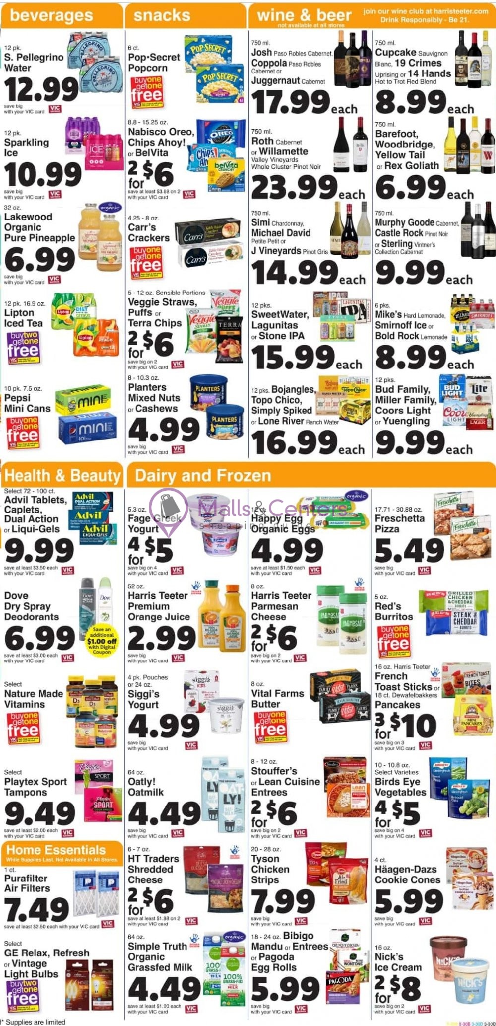 Harris Teeter Weekly ad valid from 06/14/2023 to 06/20/2023 MallsCenters