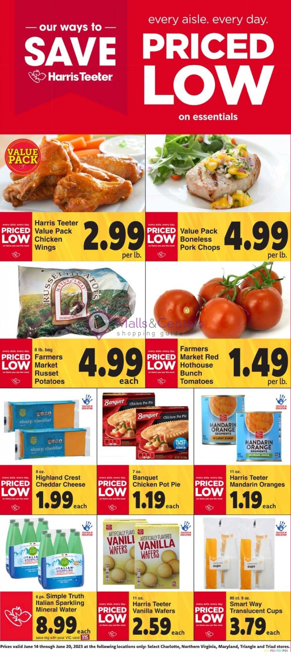 Harris Teeter Weekly ad valid from 06/14/2023 to 06/20/2023 MallsCenters