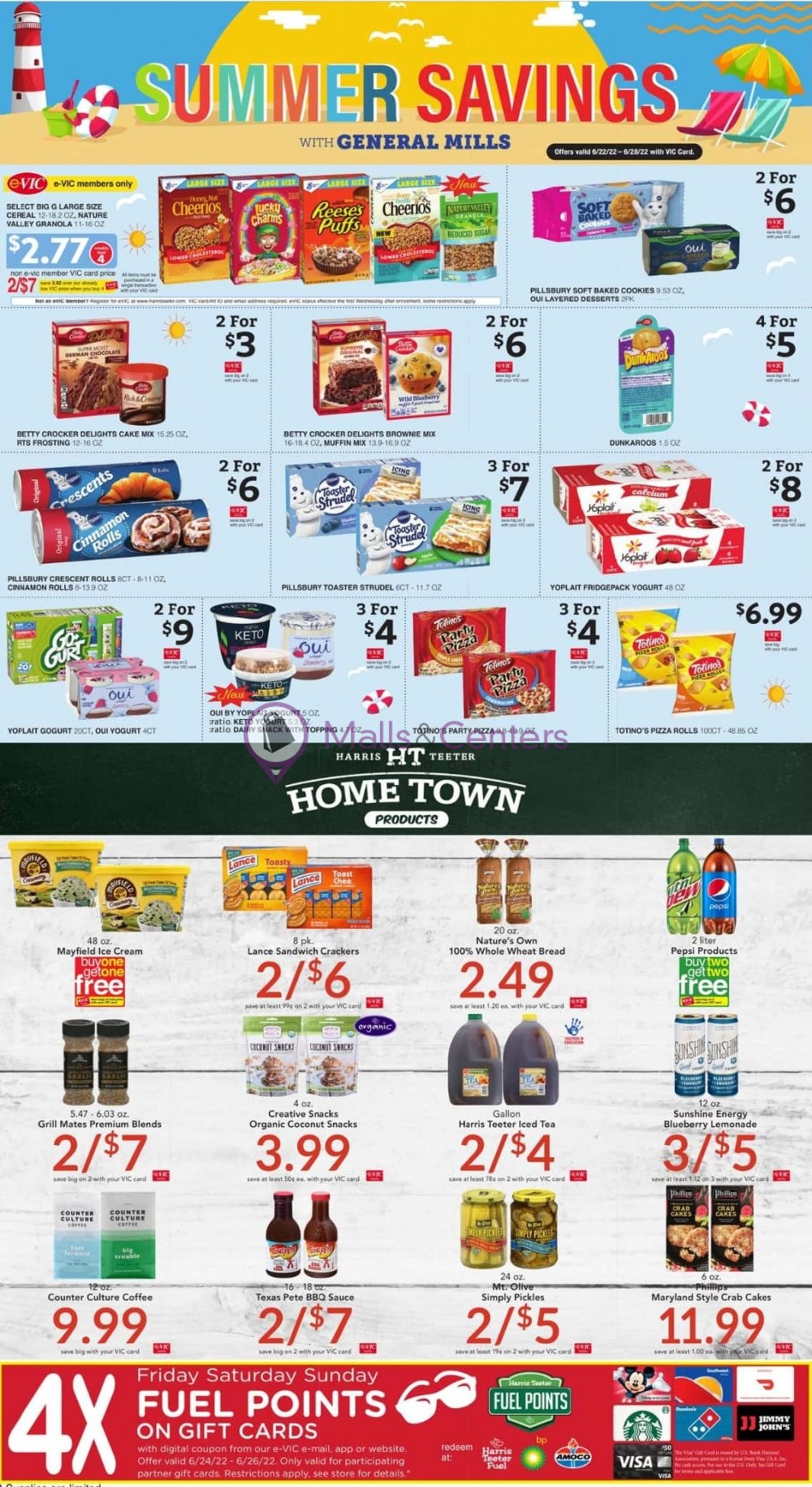 Harris Teeter Weekly ad valid from 06/22/2022 to 06/28/2022 MallsCenters