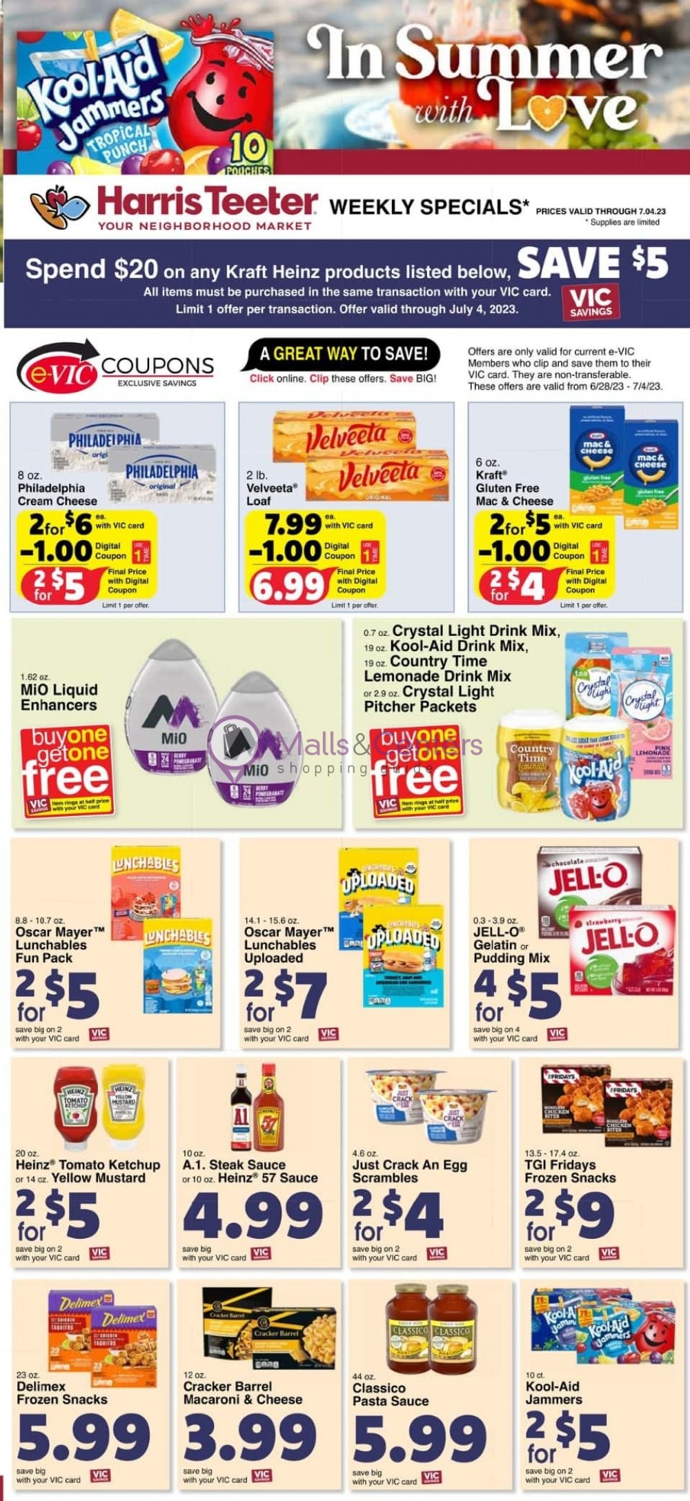 Harris Teeter Weekly ad valid from 06/28/2023 to 07/04/2023 MallsCenters