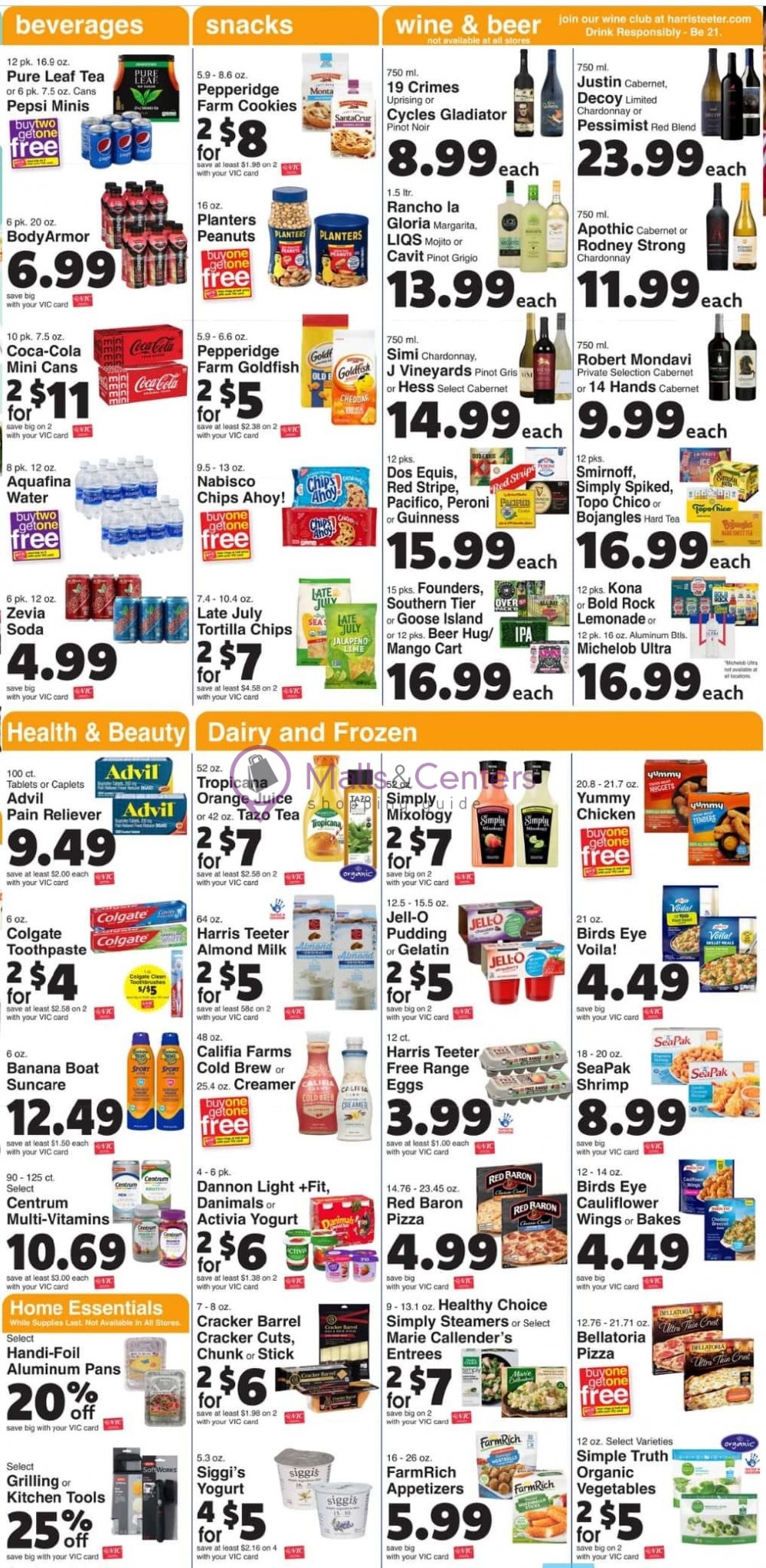 Harris Teeter Weekly ad valid from 05/24/2023 to 05/30/2023 MallsCenters
